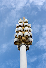 Image showing Lamp post on background sky