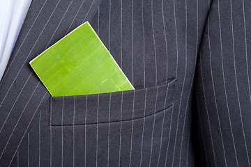 Image showing Green Business Card