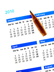 Image showing calendary