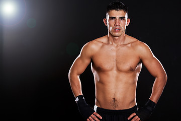 Image showing Hispanic boxer