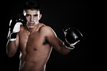 Image showing Hispanic boxer