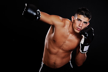 Image showing Hispanic boxer