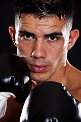 Image showing Hispanic boxer