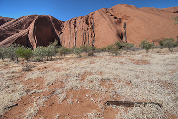 Image showing Uluru, Ayers Rock, Northern Territory, Australia, August 2009