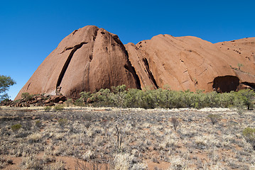 Image showing Uluru, Ayers Rock, Northern Territory, Australia, August 2009