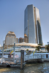 Image showing Brisbane Skyscrapers, Australia, August 2009