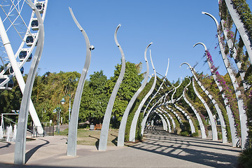 Image showing Gardens of Brisbane, Australia, August 2009