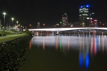 Image showing Brisbane River by Night, Australia, August 2009