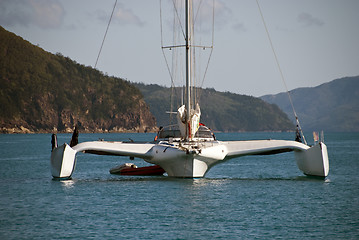 Image showing Catamaran in the Whitsundays, Queensland, Australia, August 2009