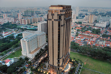 Image showing Singapore from Hot-Air Balloon, August 2007