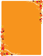 Image showing Autumn Frame