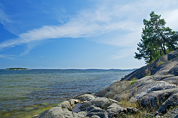Image showing Scandinavian coastline