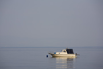 Image showing Boat in evening light