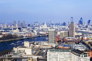Image showing Cityscape from London Eye