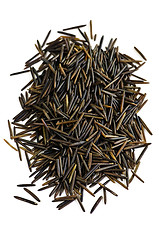 Image showing Wild black long grain rice