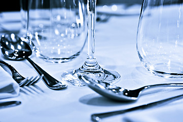 Image showing Tableware closeup