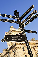 Image showing Signpost in London