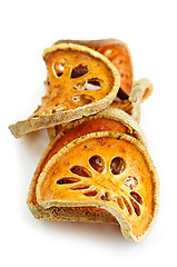 Image showing Dried bael fruit