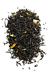 Image showing Black tea leaves