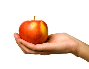 Image showing Apple in Hand