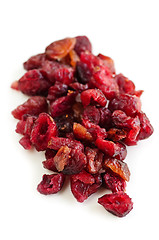 Image showing Dried cranberries