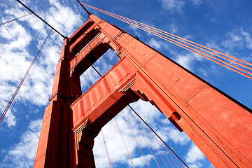 Image showing Gold Gate Bridge Detail