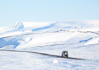 Image showing Truck in Winter