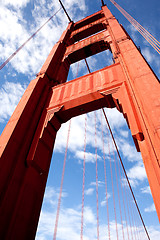 Image showing Gold Gate Bridge Detail