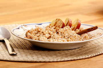 Image showing Apple Cinnamon Porridge