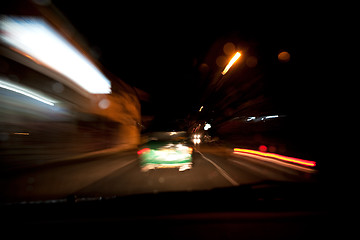 Image showing Fast Driving