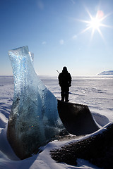 Image showing Frozen Glacier Landscape