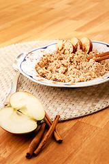 Image showing Apple Cinnamon Porridge