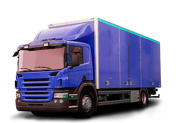 Image showing Isolated Tractor Truck