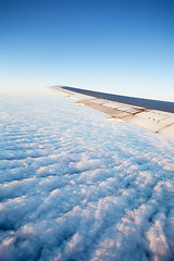 Image showing Airplane in wing