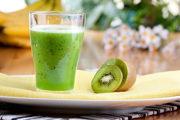 Image showing Kiwi Fruit Drink