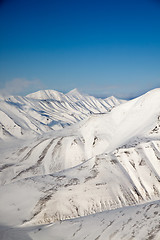 Image showing Snow Mountain Range