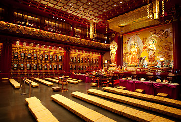 Image showing Buddhist Temple Interior