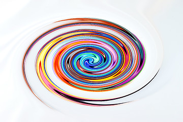 Image showing Colorful Abstract Swirl