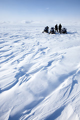 Image showing Snowmobile Expedition