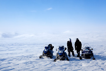 Image showing Snowmobile Expedition