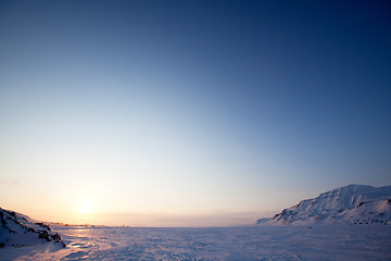 Image showing Winter Lake Landscape