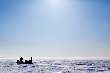 Image showing Barren Snow Landscape