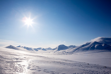 Image showing Winter Mountain snow