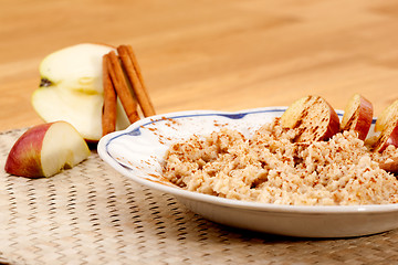 Image showing Apple Cinnamon Porridge