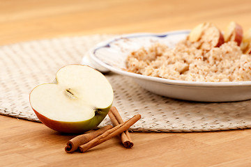 Image showing Apple Cinnamon Porridge