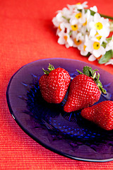 Image showing Natural Strawberries