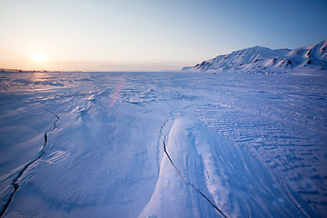 Image showing Frozen Ice Landscape