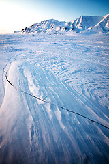 Image showing Winter Sunset Landscape