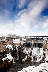 Image showing Hydro Dam Winter