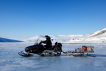 Image showing Snowmobile Expedition